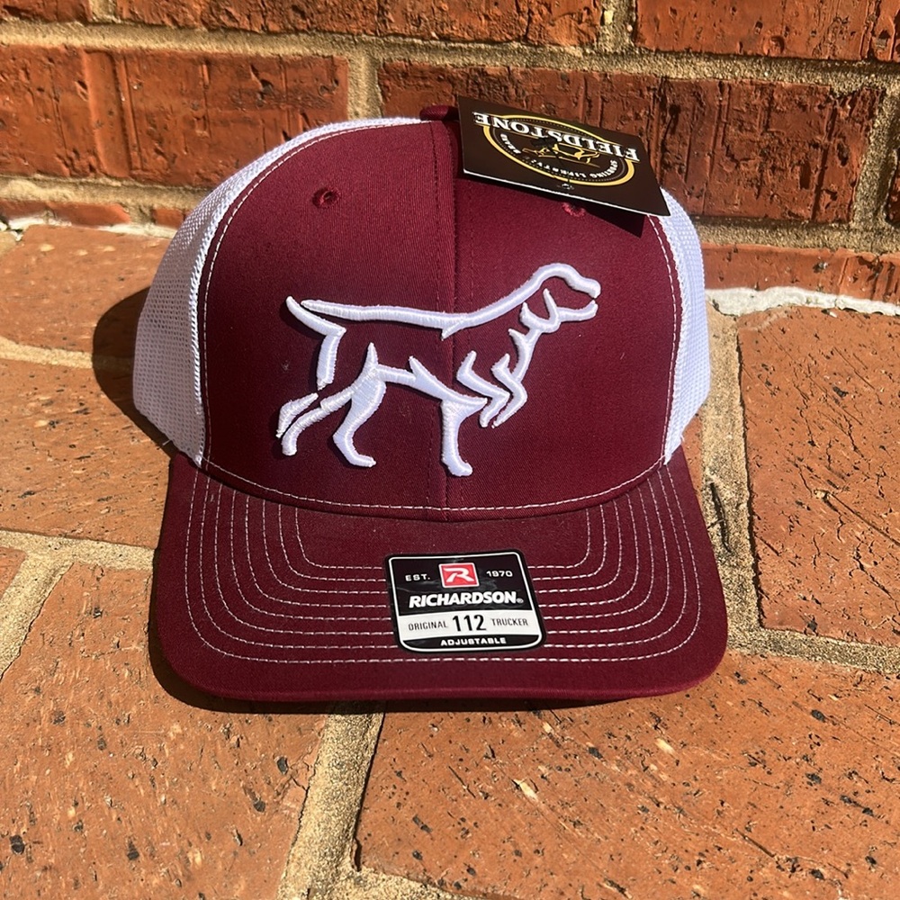 Fieldstone 3D Puff Logo Cap in Cardinal